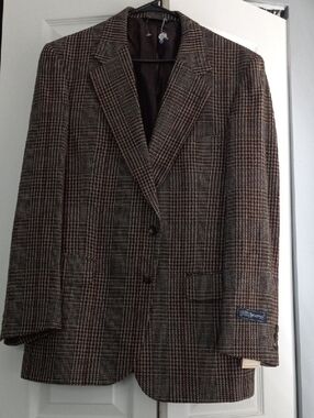 Burberry Brown Glen Plaid Sport Coat